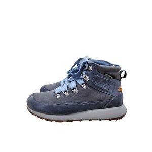 Merrell Women's Ashford Classic Chukka Boot Gray/Blue- 8